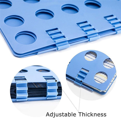 Clothes Folding Board - Laundry Folding Board - Folding Board - Folding Aid - Clothes Folder - Folding Aid - Shirt Organizer - Folding Board Folder - Flipfold - Folding Board for Shirts, Shirts, and Sweaters - Fold All Your Clothes Quickly and Easily - Bl