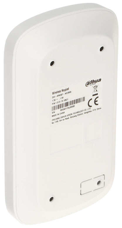 Dahua DHI‑ARK30T‑W2 Wireless Keypad – Secure Multi-User Arm/Disarm Control with Built-In Temperature Sensor, AirShield
