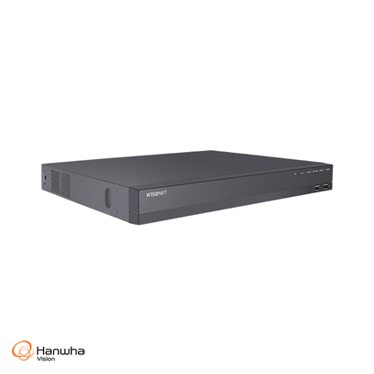WISENET CT-ARN-1610S Hanwha Vision 16CH 8MP H.265 AI NVR with PoE Switch A Series