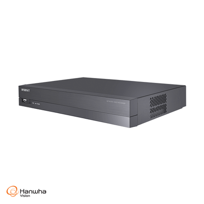 Hanwha Vision CT-ARN-810S 8CH 8MP H.265 AI NVR with PoE Switch by Samsung