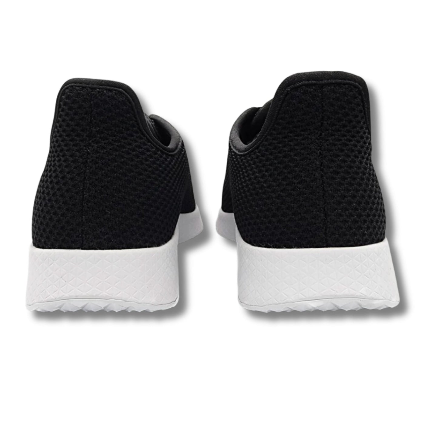Axign River Lightweight Casual Orthotic Shoe - Black w/White Soles (Mens)