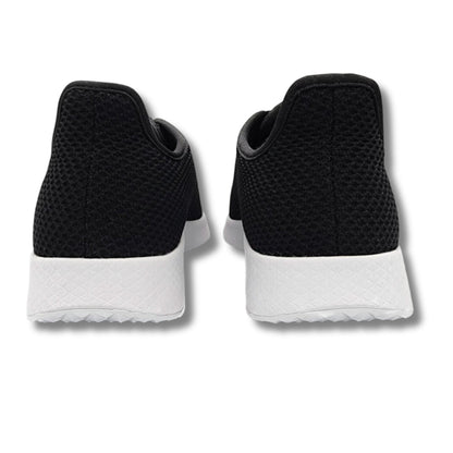 Axign River Lightweight Casual Orthotic Shoe - Black w/White Soles (Mens)