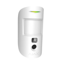 AJAX#30652 Ajax MotionCam Jeweller Wireless PIR Motion Detector with Photo Verification – White / Black | Indoor Security Sensor