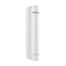 AJAX#30627 Ajax GlassProtect Jeweller Wireless Glass Break Detector – White / Black | Indoor Acoustic Glass Break Sensor
