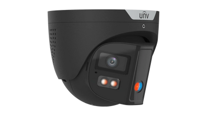 Uniview IPC3K28SE-ADF28KMC-DL-I0 4K 8MP ColorHunter Omniview Turret Network Camera with Warning Light & Speaker, Triguard, Prime-3