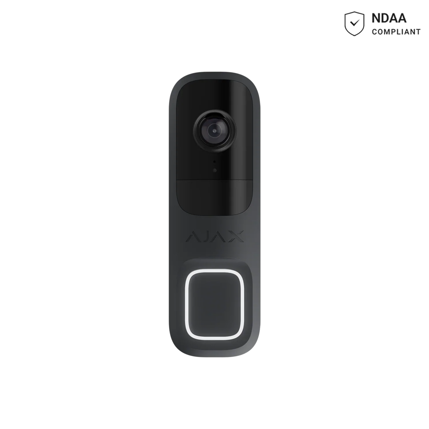 AJAX#116897 Ajax DoorBell Smart Video Doorbell with AI Detection – White / Grey / Graphite / Black