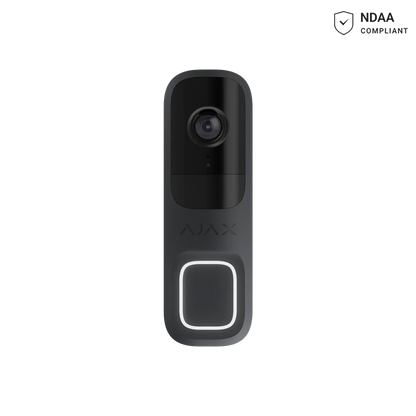AJAX#116897 Ajax DoorBell Smart Video Doorbell with AI Detection – White / Grey / Graphite / Black
