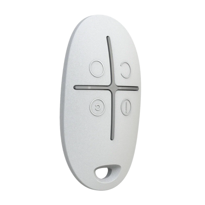 AJAX#30670 – Ajax SpaceControl Jeweller Wireless Key Fob with Panic Button (White)