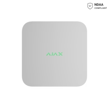 AJAX#80216 Ajax 16CH Network Video Recorder (NVR) Without HDD – White / Black