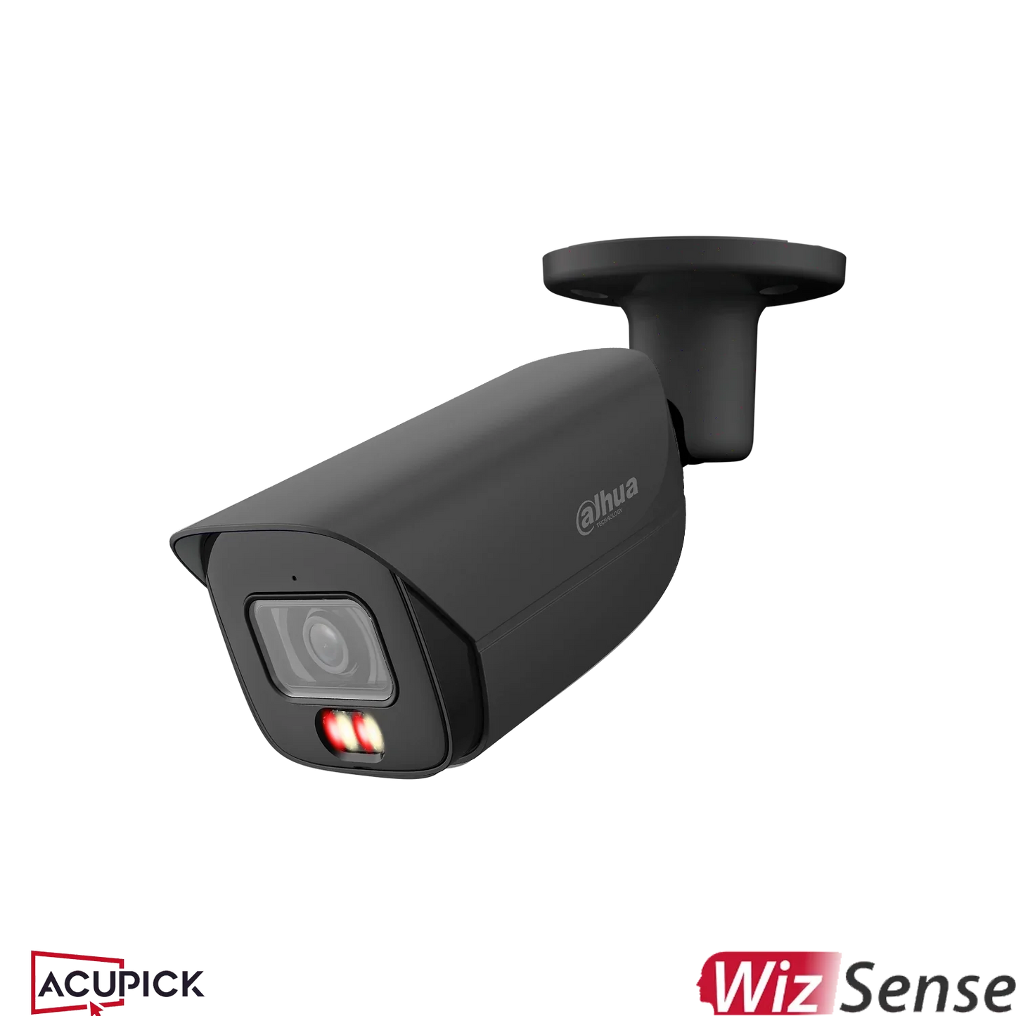 Dahua DH-IPC-HFW3867E-AS-IL-ANZ 8MP 4K WizSense AI Bullet IP Camera – Starlight, IR+Warm LED, 30M Night Vision, Fixed 2.8mm Lens, Built-In Mic, IP67, IK10, PoE, MicroSD Up to 512GB, White