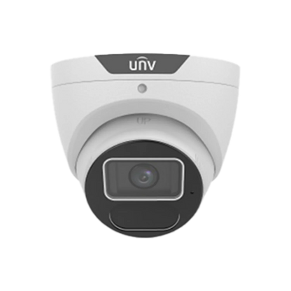 Uniview CCTV 8MP Kit – 4× IPC3618SS‑ADF28K‑I1 Turret Cameras + 4‑Channel Ultra265 PoE NVR（NVR501‑04B‑P4‑IQ）, Includes HDD