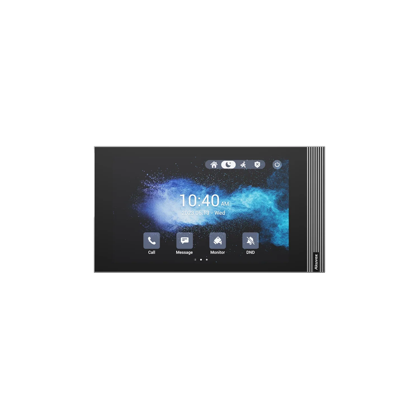 Akuvox S562W 7 Inch WiFi 6 Indoor Monitor, SIP Video Intercom Touch Screen Panel with PoE, Linux OS & Smart Home Integration Black/White