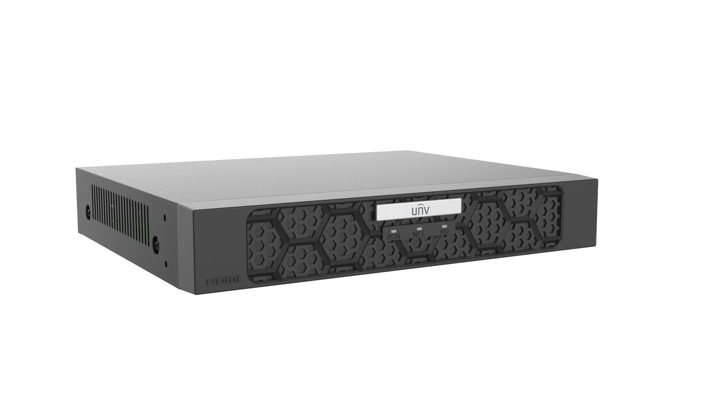 Uniview NVR501‑08B‑P8‑IQ 8 Channel 4K Ultra 265 PoE Network Video Recorder (Up to 16 MP, 1‑SATA, HDMI 4K) Prime Series