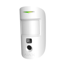 AJAX#30652 Ajax MotionCam Jeweller Wireless PIR Motion Detector with Photo Verification – White / Black | Indoor Security Sensor