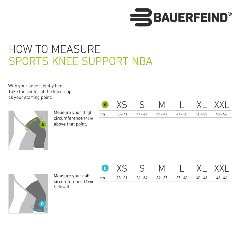 Official NBA Sponsored Sports Knee Support Brace | Black