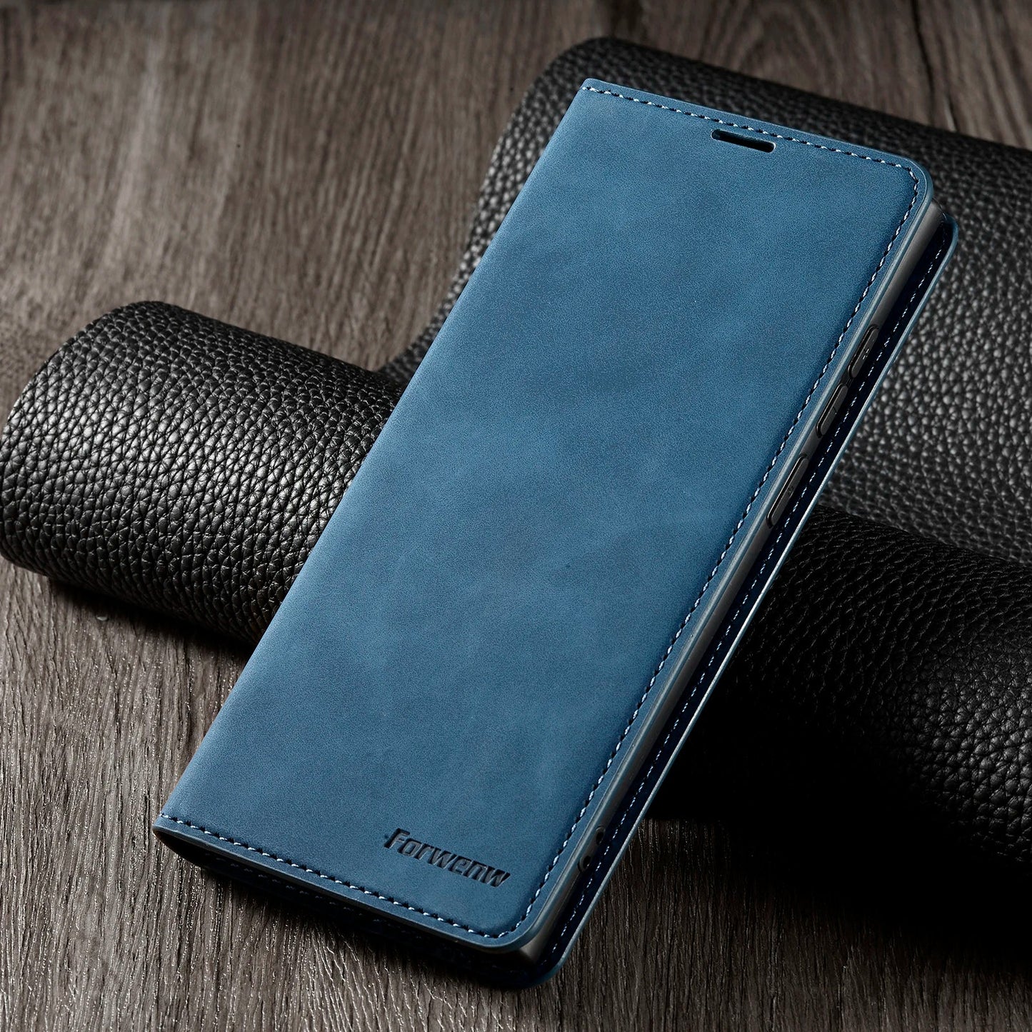 iPhone 15 Leather Wallet Case