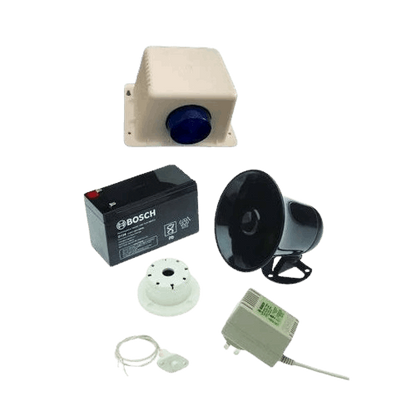 BOSCH Solution 3000 Alarm kit Includes ICP-SOL3-P panel, IUI-SOL-ICON keypad, 3x ISC-PPR1-W16 PIR detectors + Siren kit