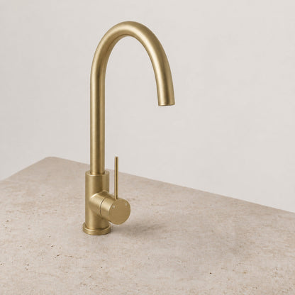 Reno Kitchen Mixer - Brushed Brass