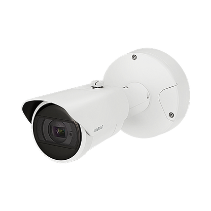 Hanwha Vision Wisenet X-CORE HV-XNO-C6083R 2MP IR Bullet AI Network Camera | 2.8–12mm Varifocal Lens | 60fps | IP67 IK10 | AI Analytics x series