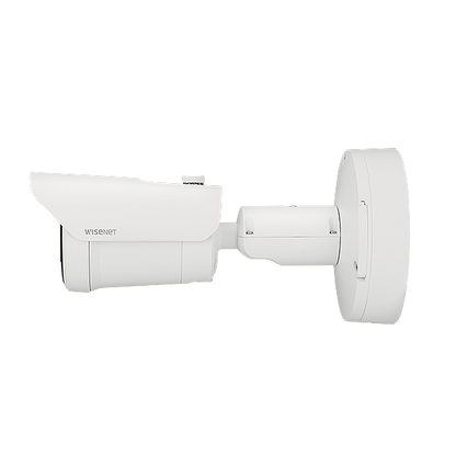 Hanwha Vision Wisenet X-CORE HV-XNO-C7083R 4MP IR Bullet AI Network Camera | 2.8-10mm Motorized Lens | 60fps | IP66/IK10 | Advanced AI Analytics x series