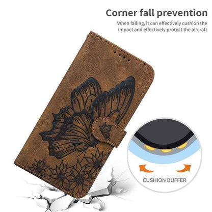 iPhone Butterfly Leather Wallet Case