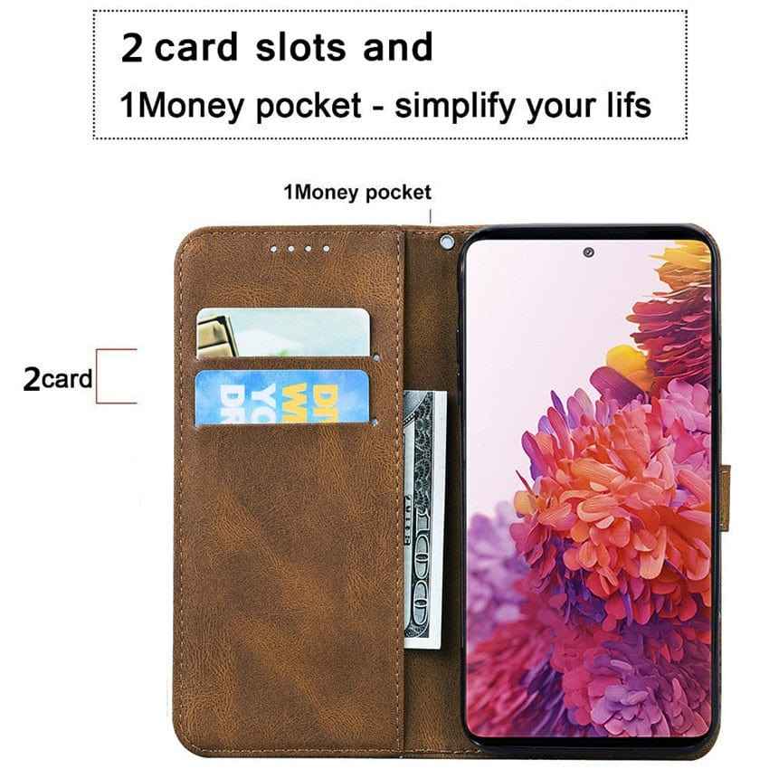 iPhone Butterfly Leather Wallet Case