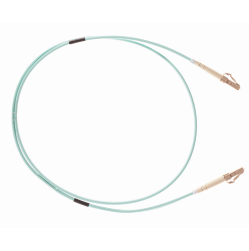 Garland GPCDLCLCOM3-1 Duplex LC to LC OM3 3m Fibre Patch Lead – Aqua PVC – 50um Multimode Fibre