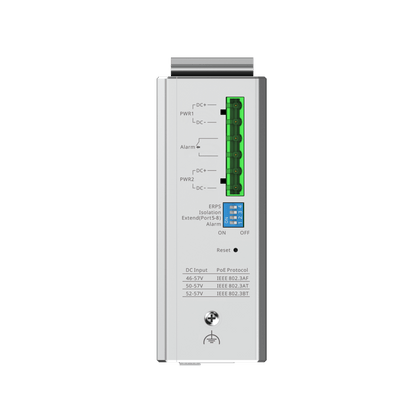 RG-NIS2100-8GT2SFP-HP 10-Port Cloud Managed Industrial Switch – 1 PoE++ Port, 7 PoE+ Ports, 2 SFP Uplinks, 90W PoE Output, Industrial-Grade