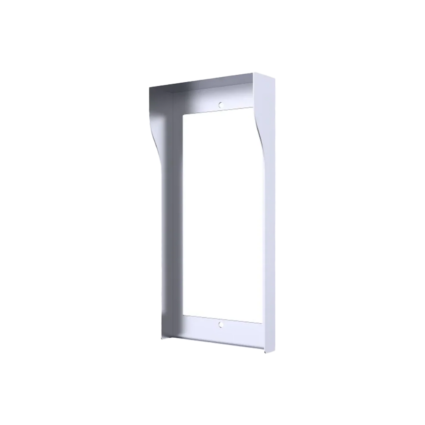 Akuvox R20K/R20B On‑Wall/In-Wall Rain Cover – Silver Steel Surface Mount Rain Hood for Akuvox R20K & R20B Intercom Units