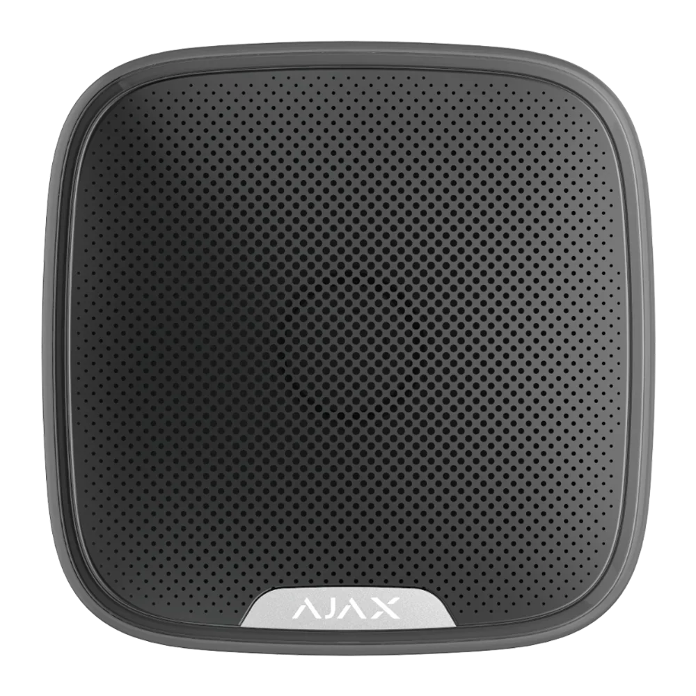 AJAX StreetSiren Jeweller White/Black Wireless Outdoor Siren 113dB IP54 – AJAX#30672