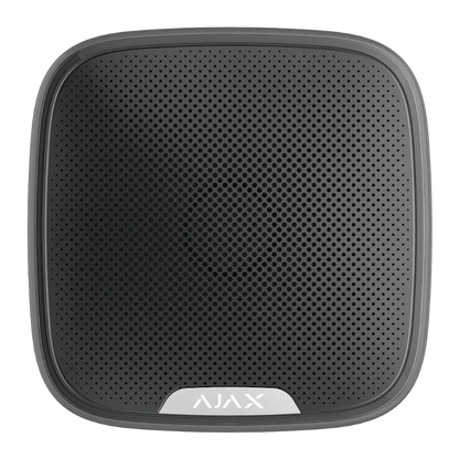 AJAX StreetSiren Jeweller White/Black Wireless Outdoor Siren 113dB IP54 – AJAX#30672