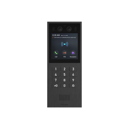 Akuvox X912K Linux Video Door Phone – 4″ Touchscreen, Physical Keypad, Multi-Access, 2MP Camera, SIP/ONVIF, IP65/IK08, Surface & Flush Mount SKU:X912K-SEC