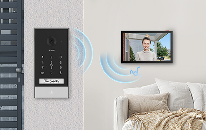 EZVIZ EP7 Smart Home Video Doorphone | Solar-Powered, 2K Video, Wi-Fi Connectivity | Easy Remote Unlock &amp; 7” Touchscreen