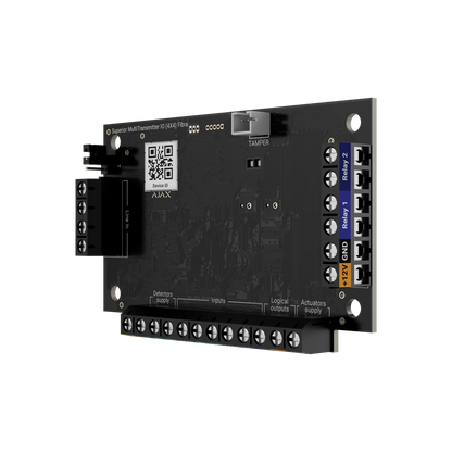AJAX#117739 Ajax Superior MultiTransmitter IO (4x4) Fibra  | 4 Input 4 Output Integration Module