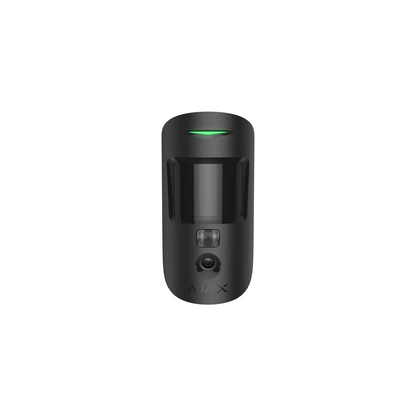 AJAX#117754 Ajax MotionCam HDR Jeweller Wireless Motion Detector with Visual Alarm Verification & Pet Immunity – White / Black