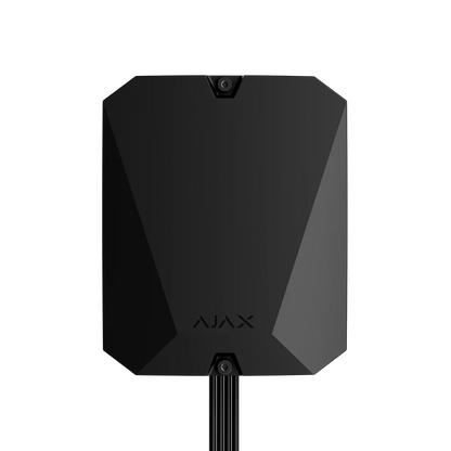 AJAX#44409 Ajax Superior MultiTransmitter Fibra | 18-Zone Wired Detector Integration Module | Fibra Alarm Expansion Module White / Black