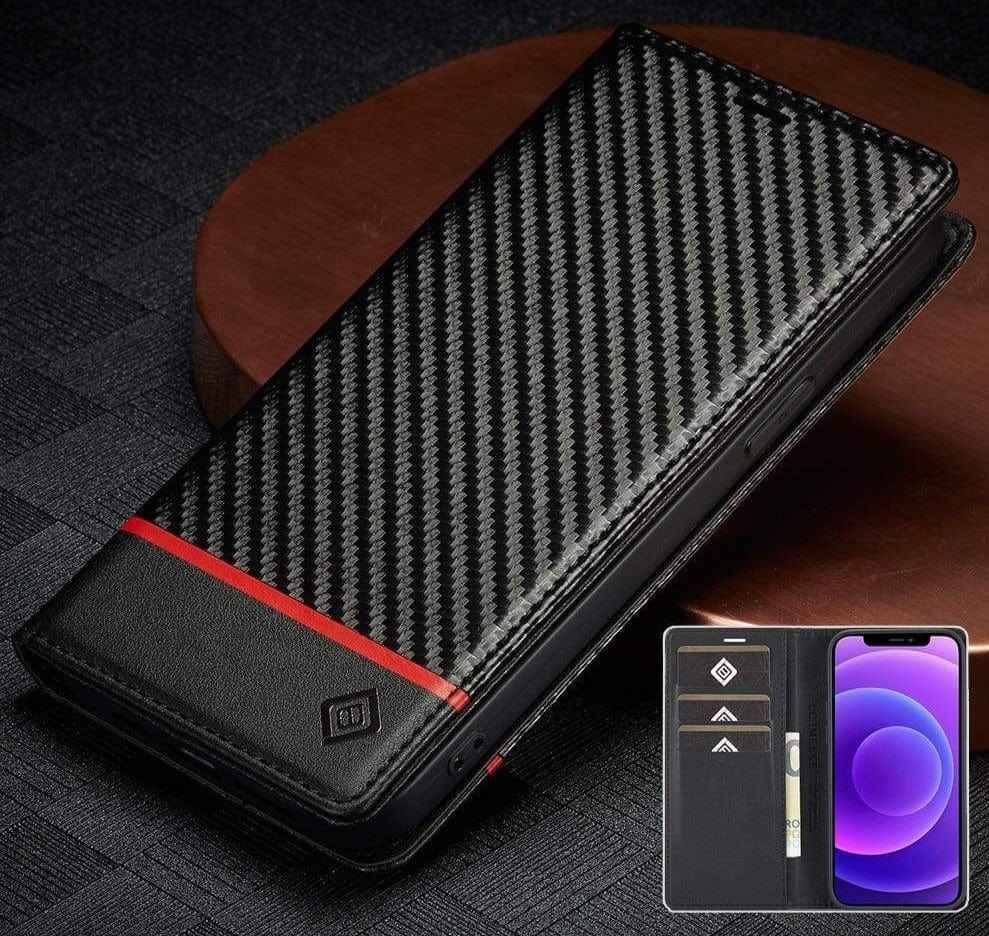 iPhone Carbon Fiber Wallet Case