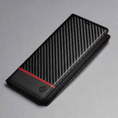 Samsung Carbon Fiber Wallet Phone Case