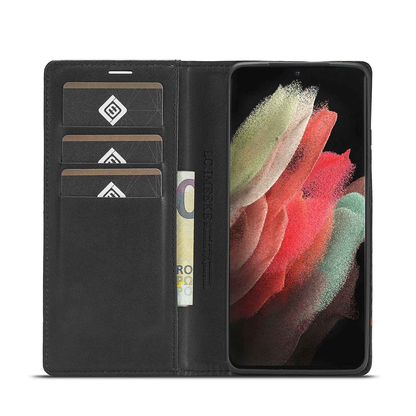 Samsung S23 Carbon Fiber Wallet Case