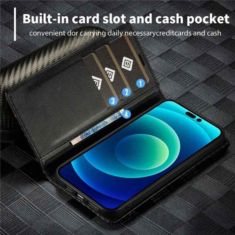 Samsung Carbon Fiber Wallet Case