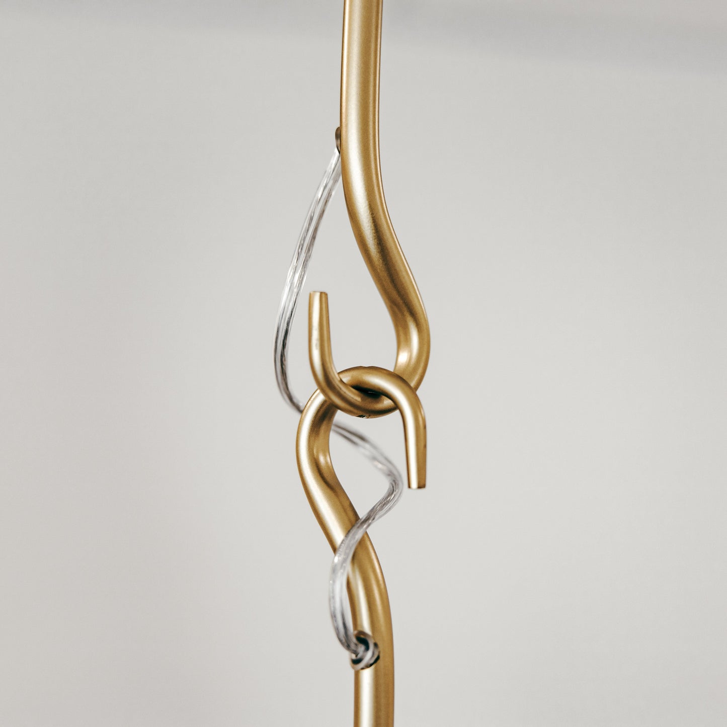 Bailey Extended Metal Cone Pendant Light - Gold/White