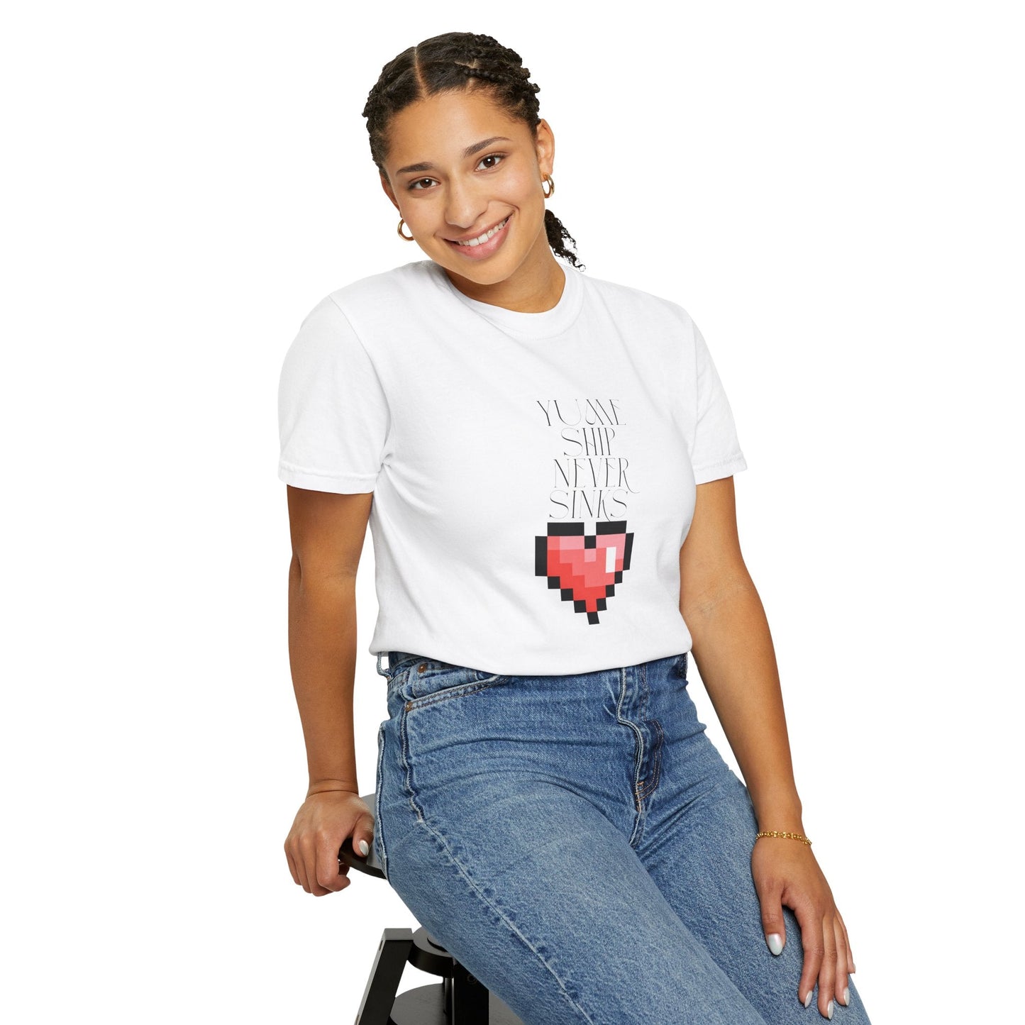 Pixel Heart Unisex Tee  Retro 8 Bit Gaming Shirt |By Aprasi