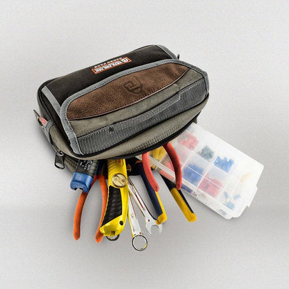 Veto Pro Pac TECH CP4 Tool Pouch – Compact Closed HVAC Technician Pouch with 4 Pockets, Weather-Resistant Fabric (254x76x152mm)