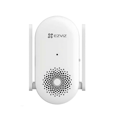 EZVIZ CH1 Smart Wi-Fi Chime for Battery Video Doorbells – 20 Ringtones, Wi-Fi Signal Booster, Plug-In AC Power, Dual Antennas