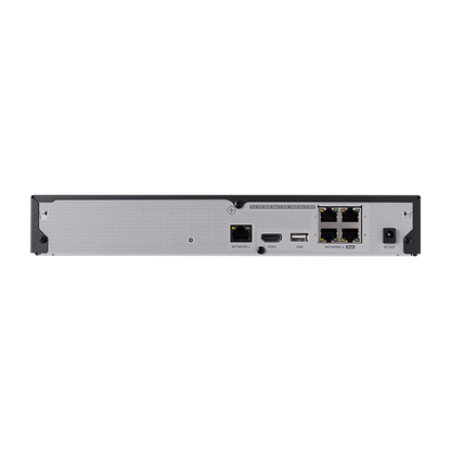 Hanwha Wisenet CT-QRN-430S Q Series NVR, 4CH 8MP with PoE switch, NDAA compliant by Samsung