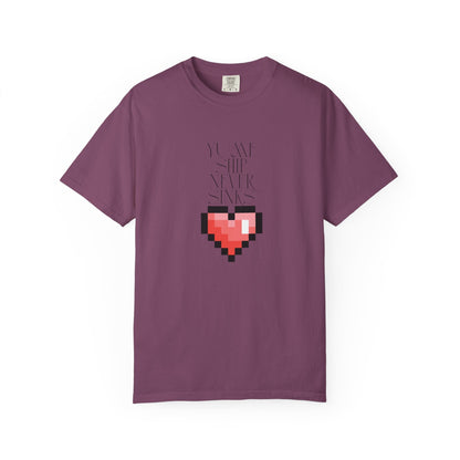 Pixel Heart Unisex Tee  Retro 8 Bit Gaming Shirt |By Aprasi