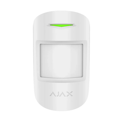 AJAX#30660 Ajax MotionProtect Plus Jeweller Wireless PIR Motion Detector – White / Black | Dual Technology Indoor Motion Sensor