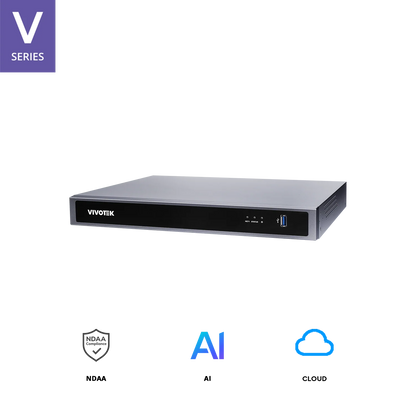ND9426P Core+ AI 16-Channel Network Video Recorder with Embedded PoE | 4K UHD Display | Deep AI Search | H.265 Compression | RAID 0/1 | VIVOTEK