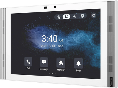 Akuvox S567A 10″ Android 12 Touchscreen Indoor Monitor – Wi-Fi 6, Bluetooth, 5MP Camera, Smart Voice Assistant (Grey) SKU:S567A-SEC