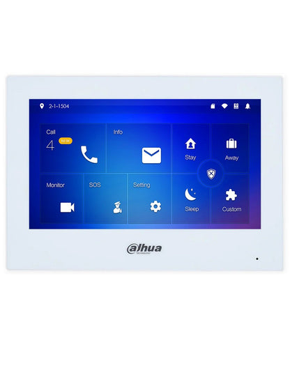 Dahua DHI-VTH2621GW-P 7" IP Indoor intercom Monitor | Touchscreen Display Indoor Station with PoE and Alarm Integration